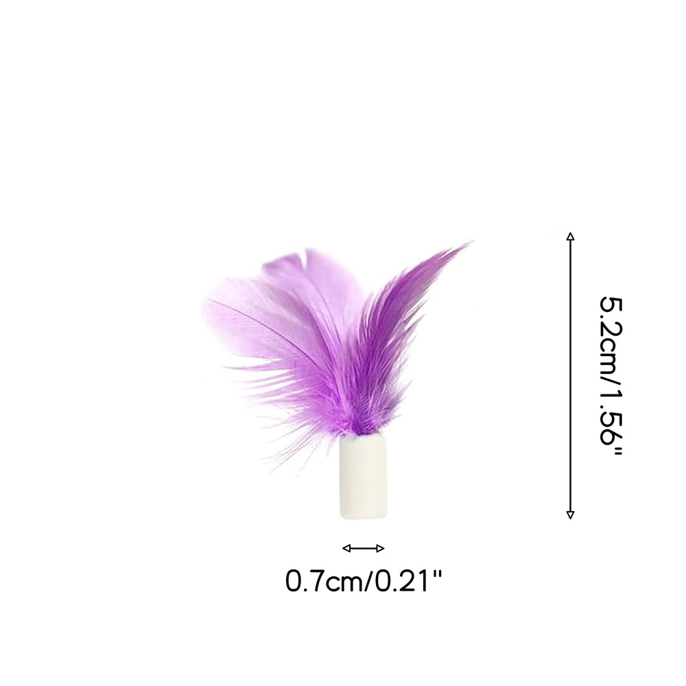 Scsuupoee assortiment de plumes multicolores pour renouvellement facile