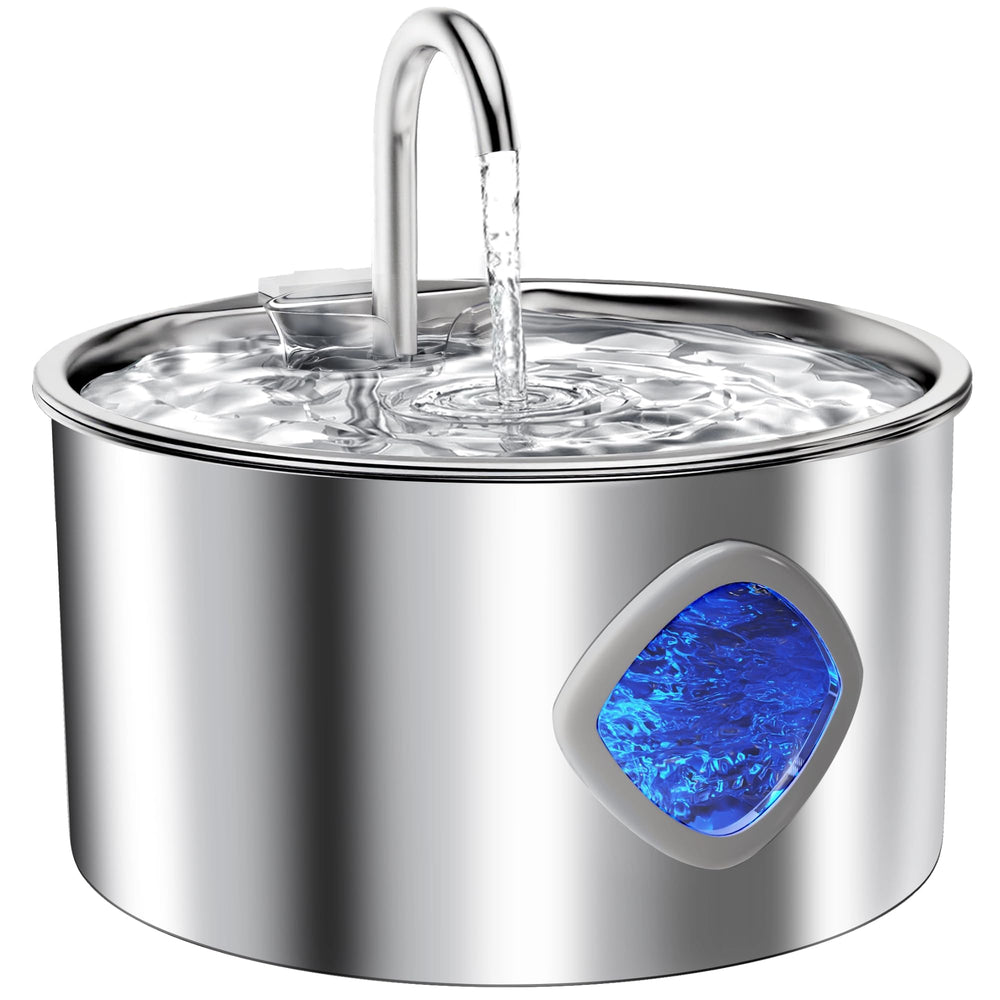 Sddiokyc fontaine chat face avant montrant design hygiénique et capacité 3,2 L