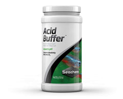 Seachem Acid Buffer emballage avant montrant le format 300 g et l'étiquette claire