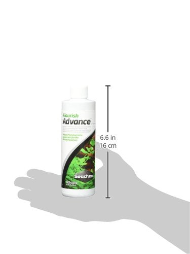 Seachem Flourish Advance bouteille à l’échelle pour visualiser volume et usage