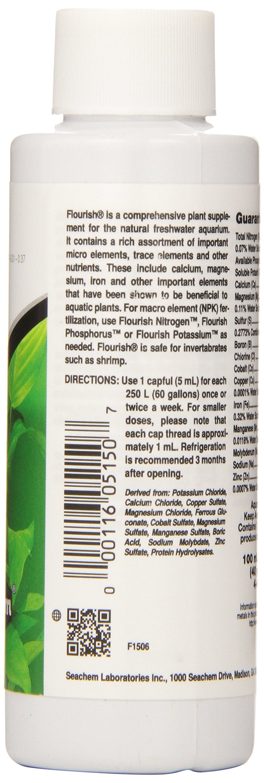 Seachem Flourish bouchon-mesure précis facilitant dosage sûr