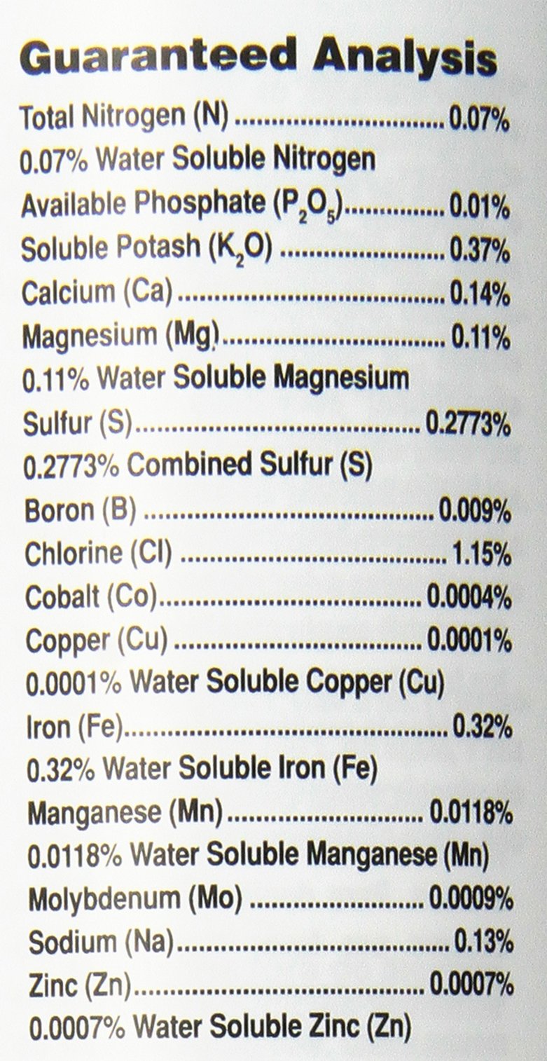 Seachem Flourish flacon 500 ml comparé à main pour échelle