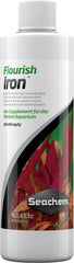 Seachem Flourish Iron flacon 250 mL montrant l'étiquette et la concentration
