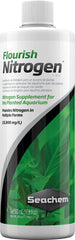 Seachem Flourish Nitrogen flacon face montrant l'étiquette pour identification rapide