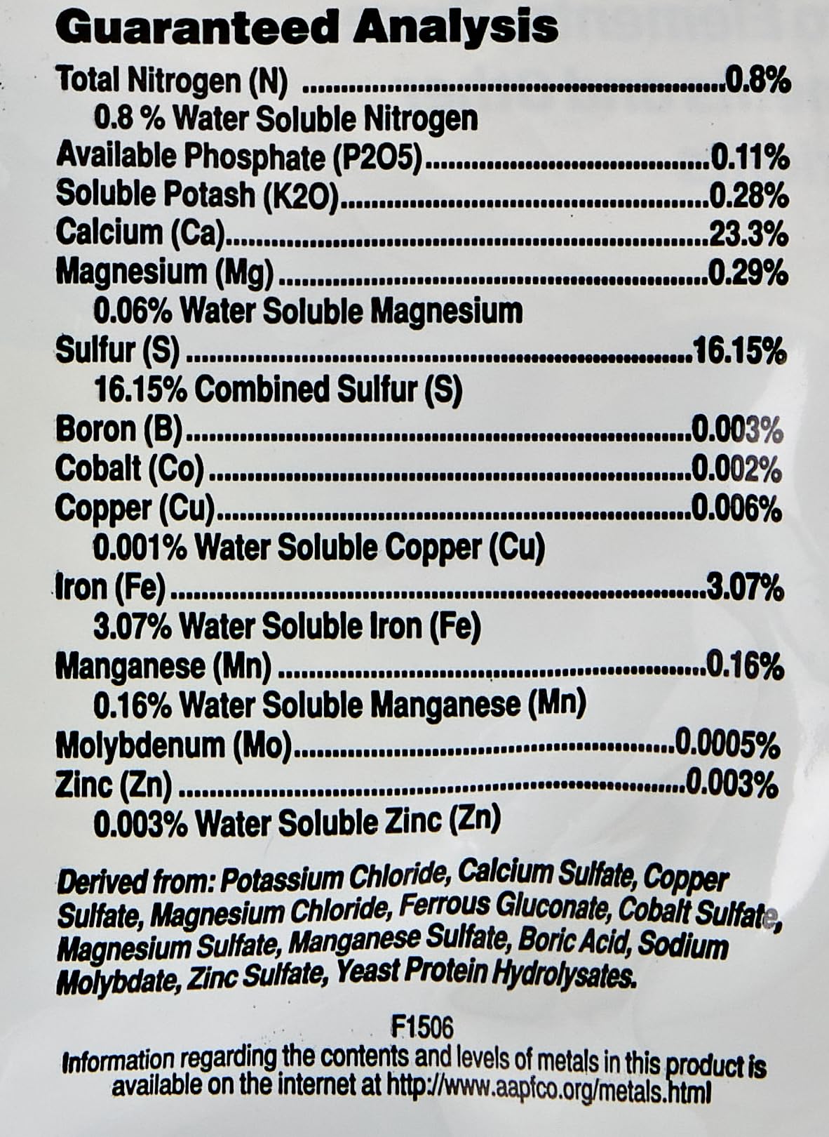 Seachem Flourish Tabs étiquette nutrition listant oligo-éléments utiles