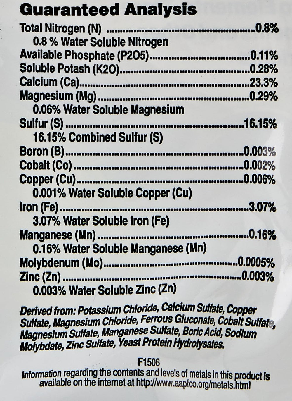 Seachem Flourish Tabs étiquette nutrition listant oligo-éléments utiles
