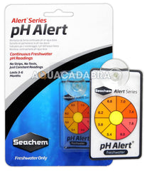 Seachem pH Alert emballage avant montrant produit compact et durée