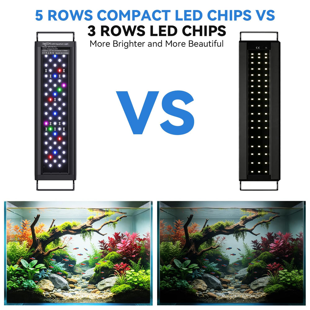 SEAOURA comparaison taille démontrant compatibilité 12 à 18 pouces