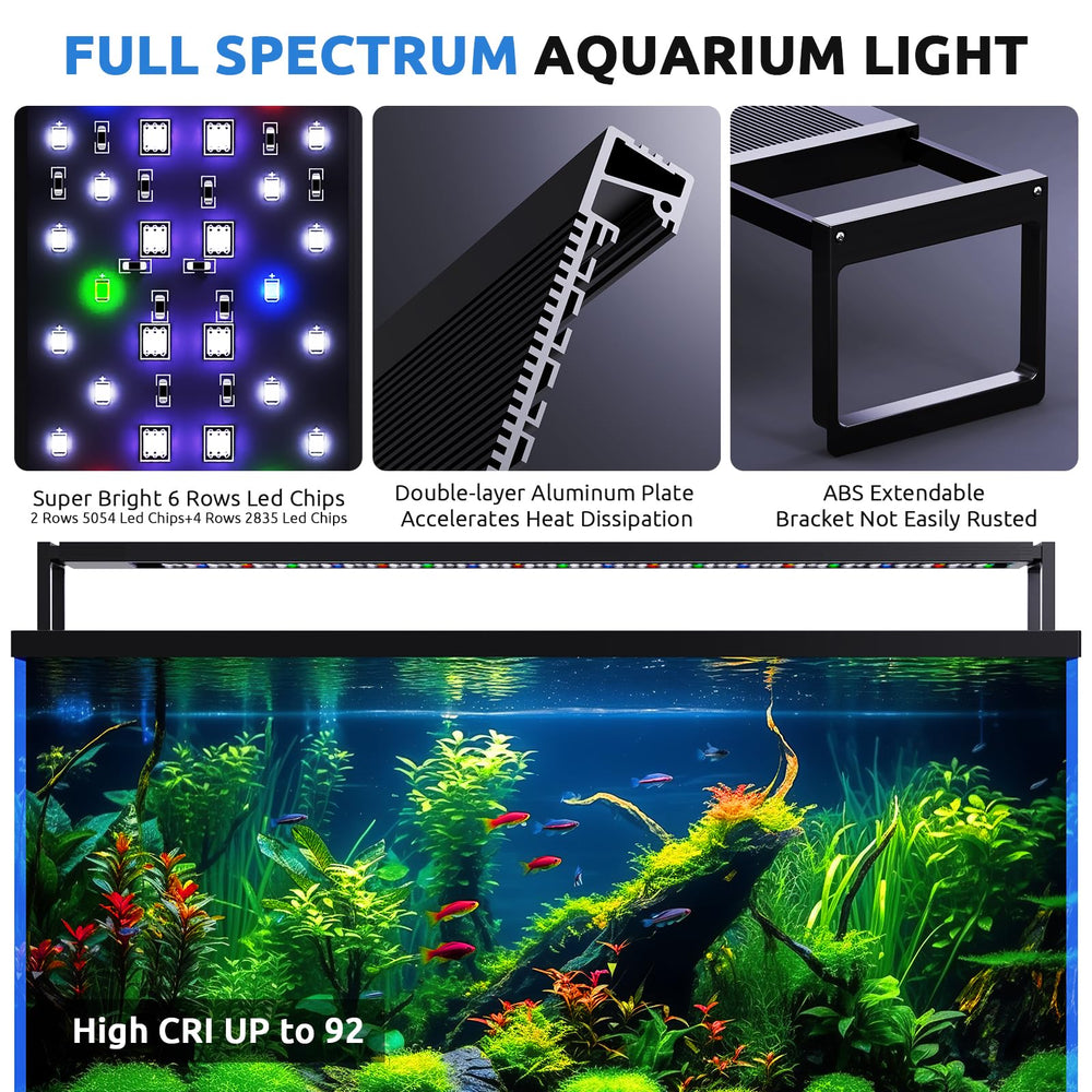 SEAOURA comparaison d'échelle avec aquarium 24-30 pouces, adéquation visuelle