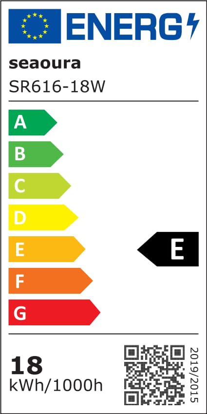 SEAOURA emballage complet incluant lampe, supports et manuel pour installation rapide