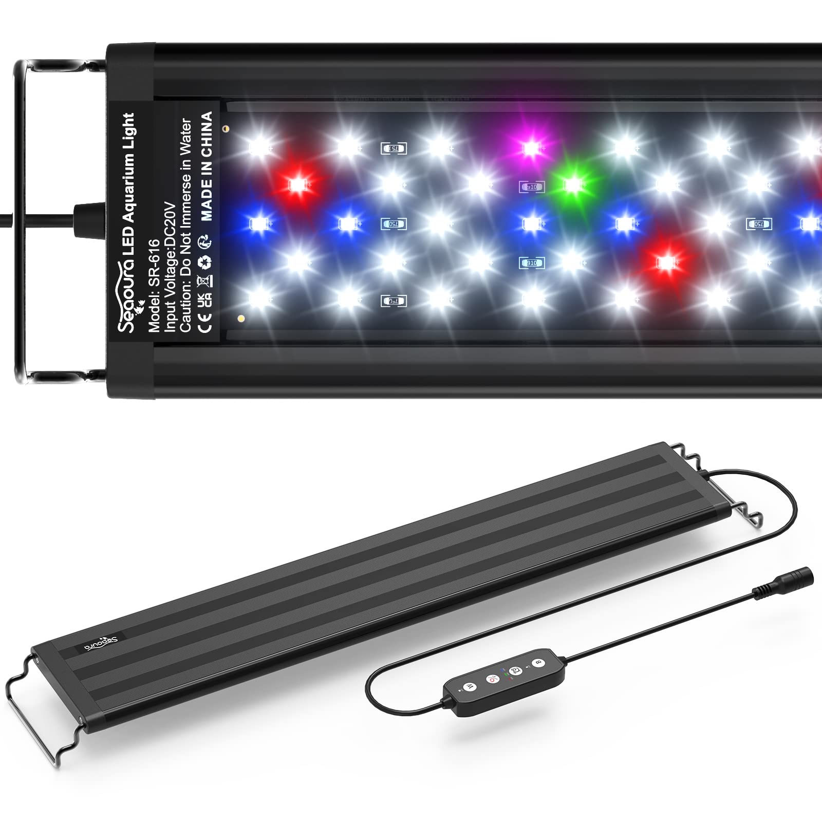 SEAOURA vue avant de la rampe LED montrant design et finition, améliore l'esthétique