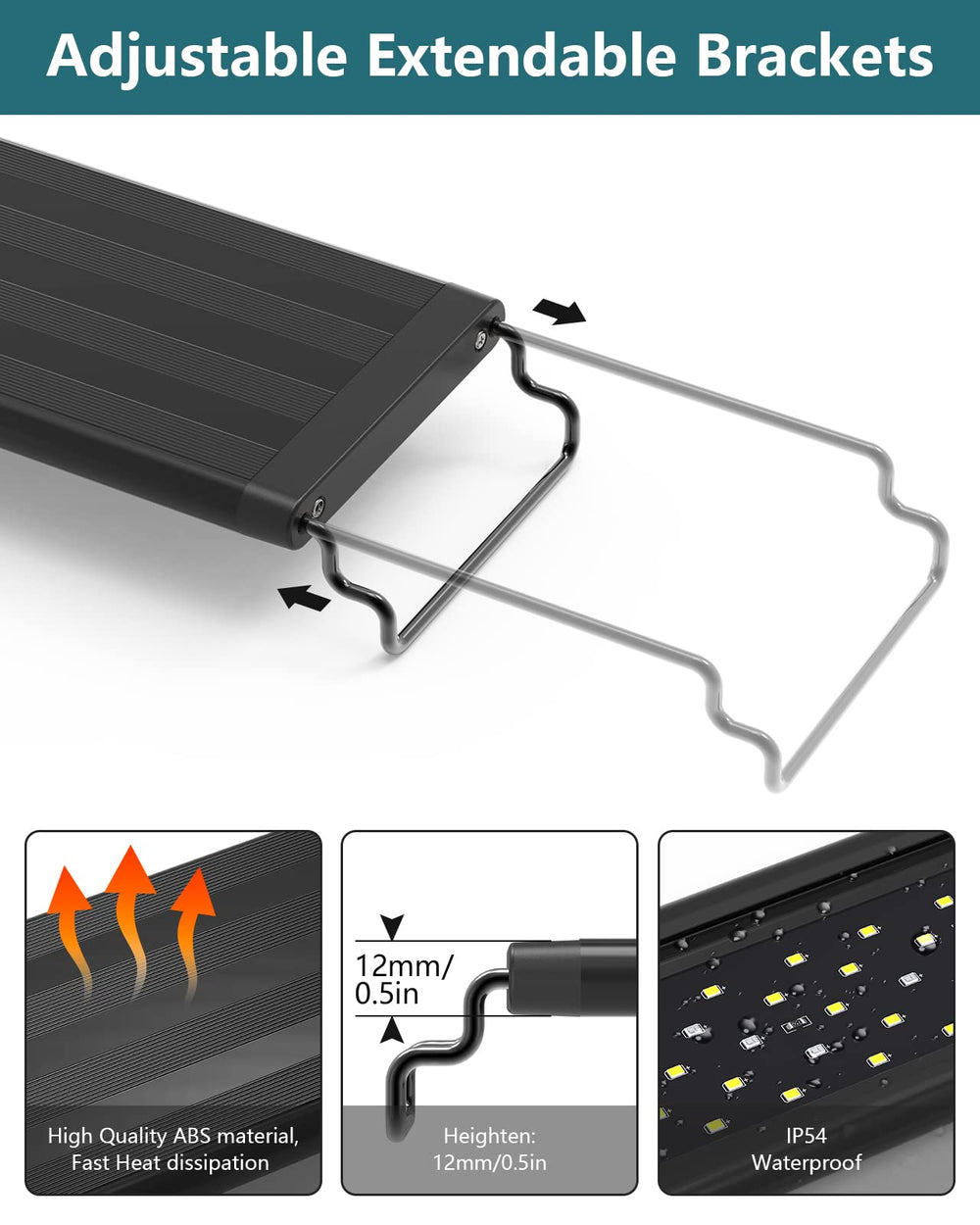 SEAOURA profil du boîtier ABS montrant dissipation thermique et robustesse