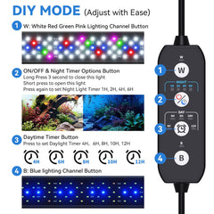 SEAOURA support réglable en métal facilitant montage sur aquarium