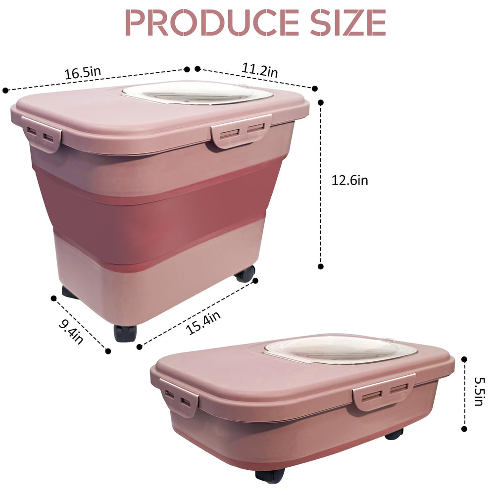 SECOAT comparaison de taille avec un sac de litière pour visualiser capacité
