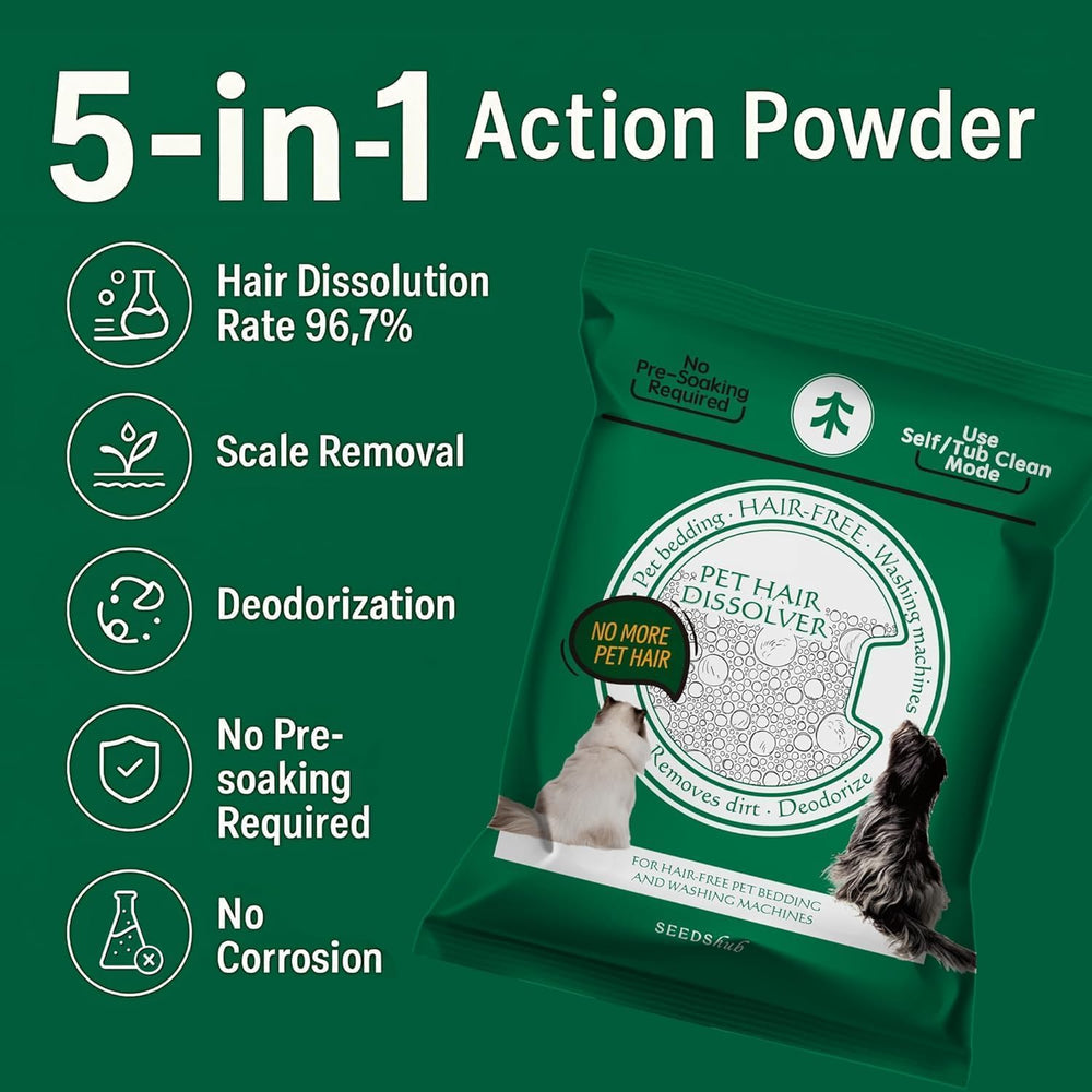 Seedshub texture de la poudre vue rapprochée pour activation efficace