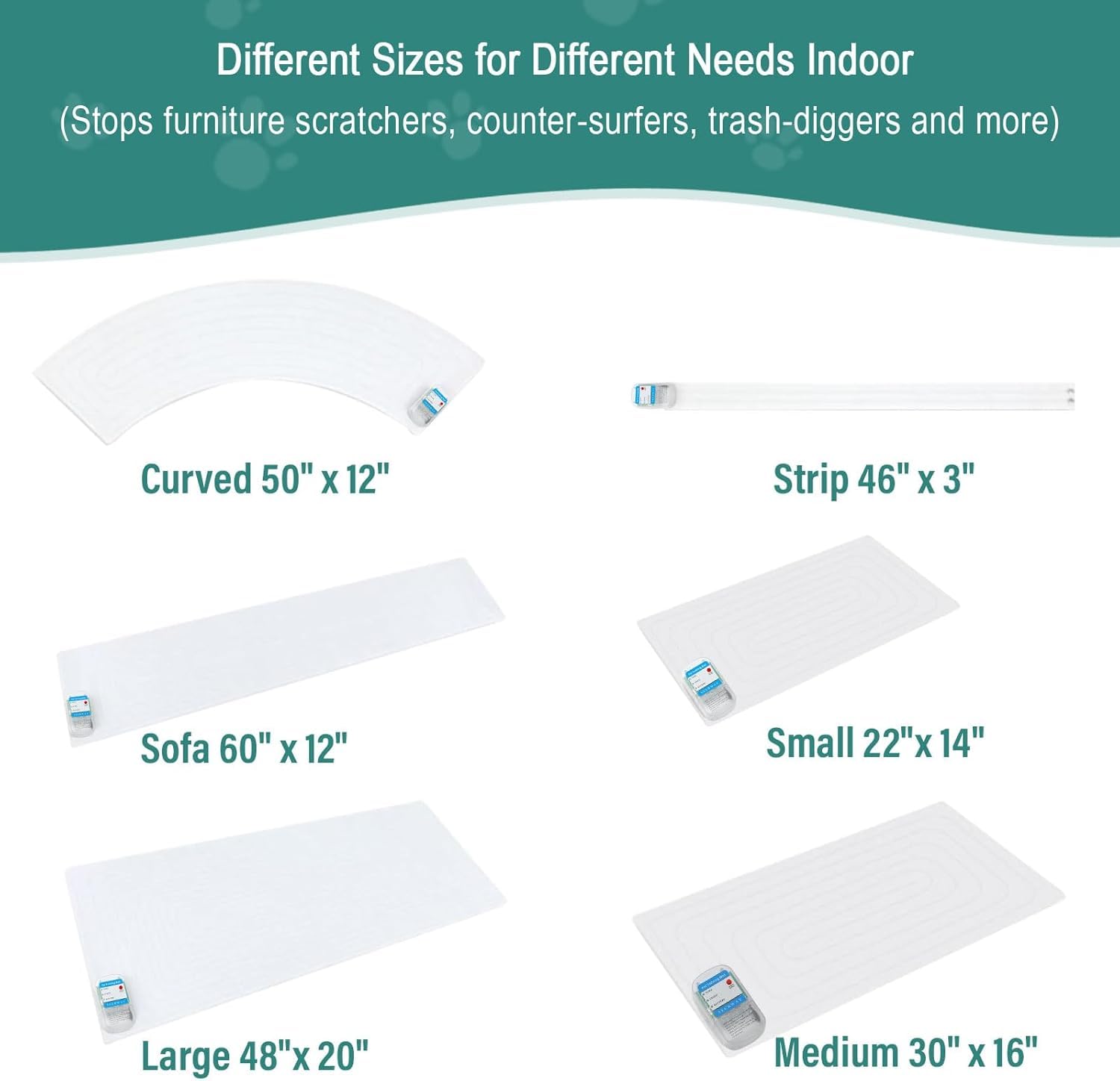 SEERWAY comparaison d'échelle du tapis avec objet courant, dimensions claires