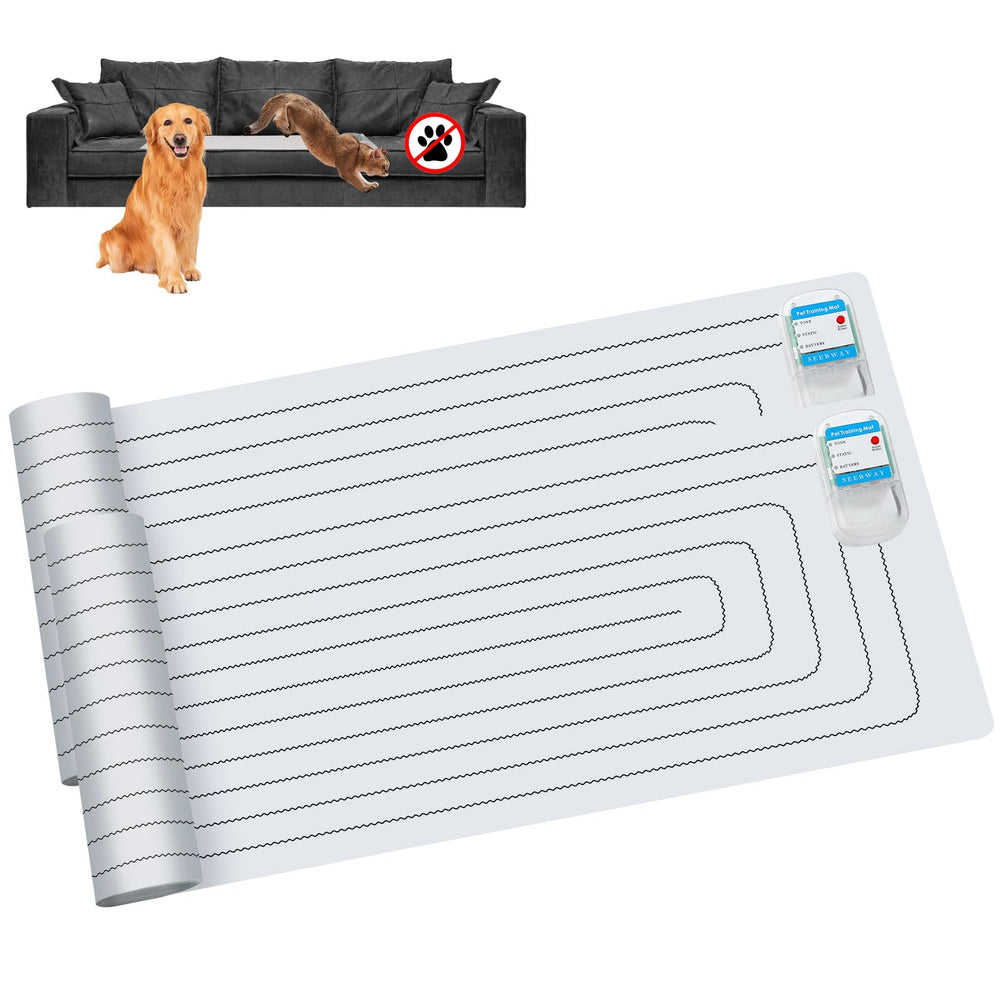 SEERWAY tapis face avant montrant les fils protecteurs et bénéfice de dissuasion