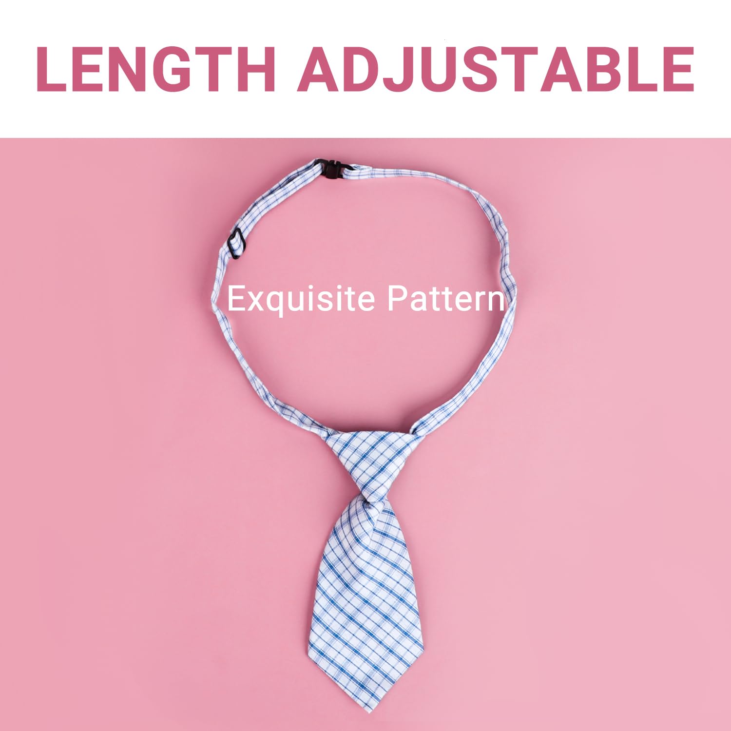 Segarty collier réglable illustrant la boucle facile et ajustable