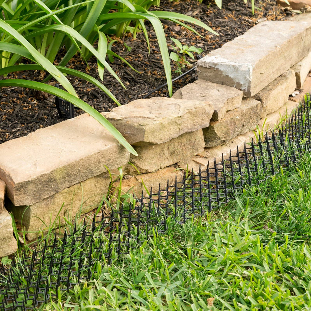 SENENQU tapis enroulé autour d'une jardinière protégeant les plantes