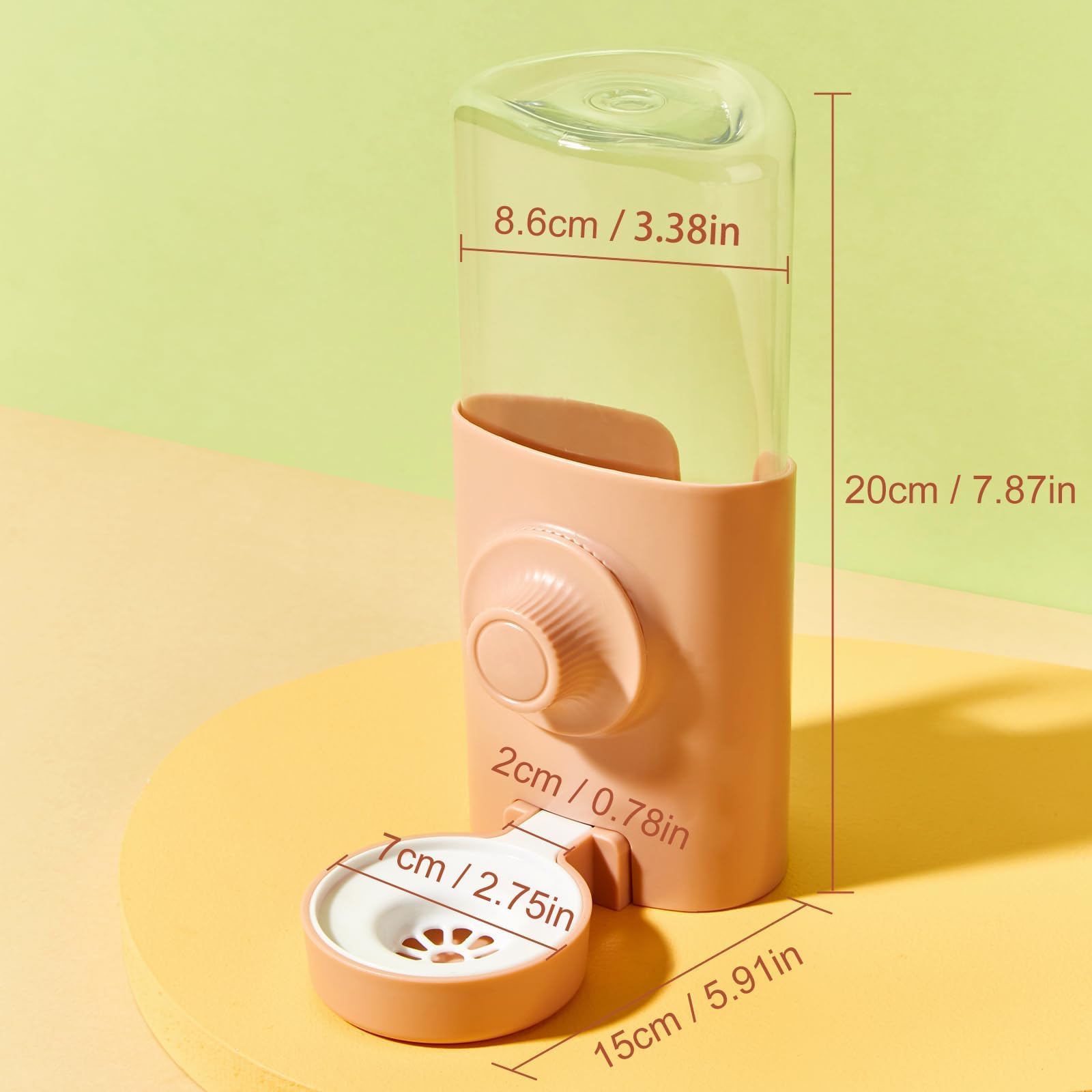 septillar bouteille 600ml illustrée autonomie prolongée pour rongeurs