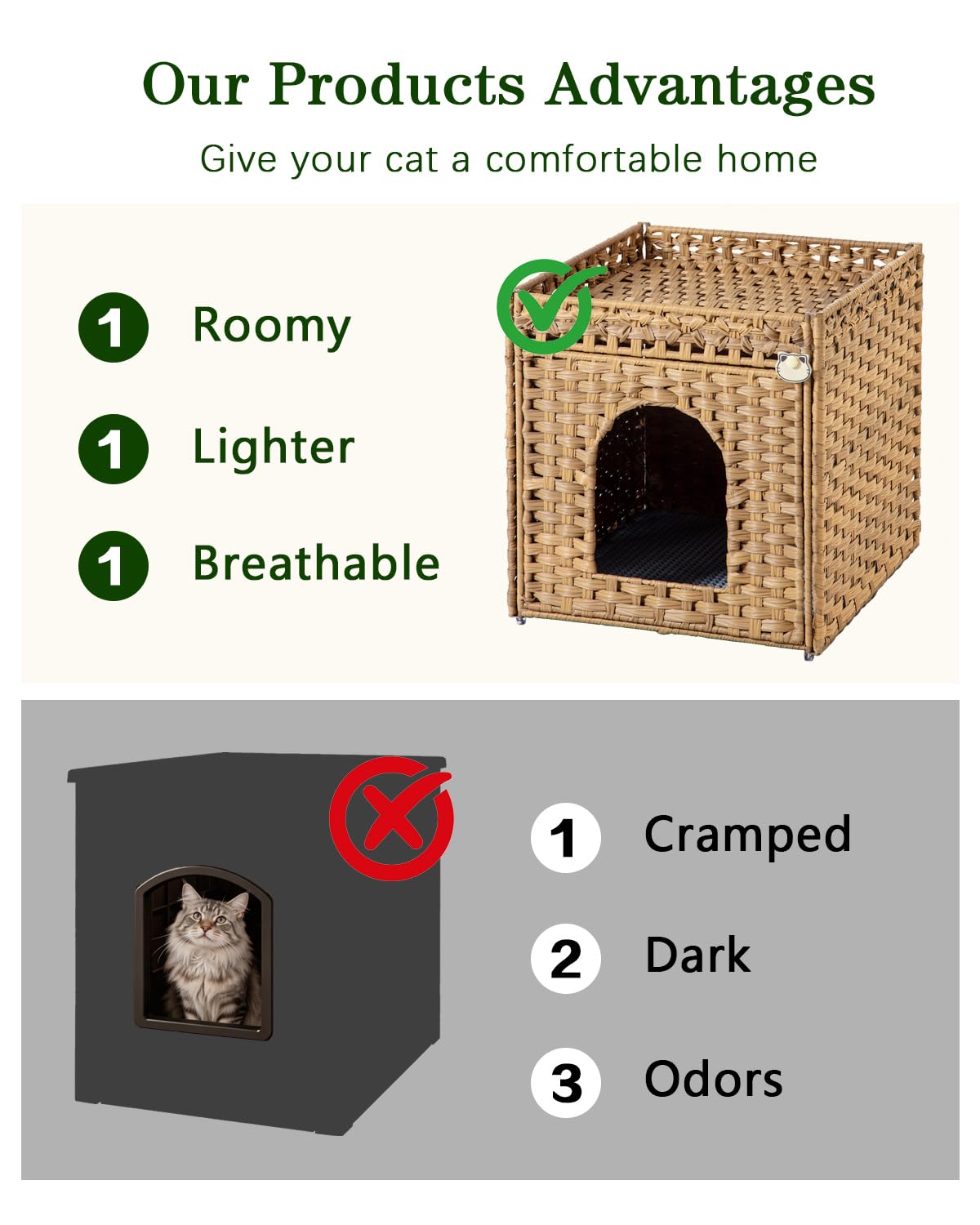 SETVSON loquet porte tête de chat, ouverture simple et sûre