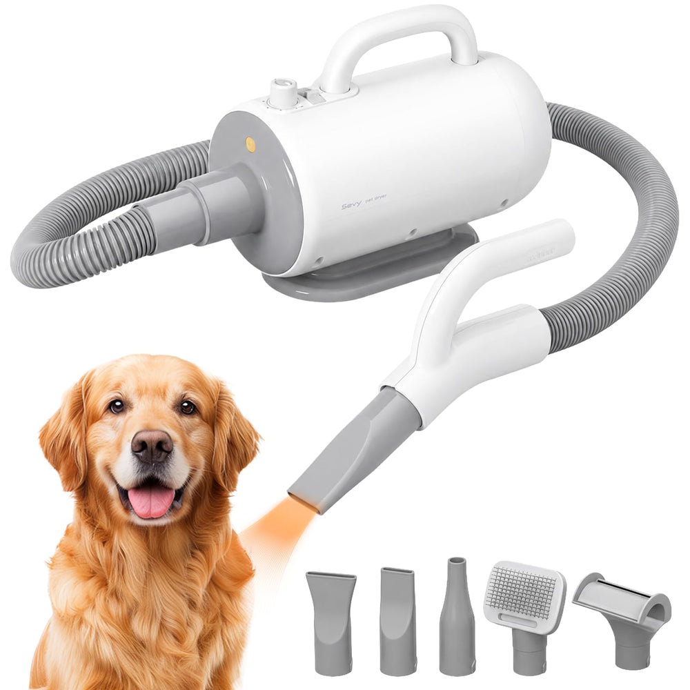 Sevy Whoosh face et emballage montrant le kit complet pour toilettage rapide
