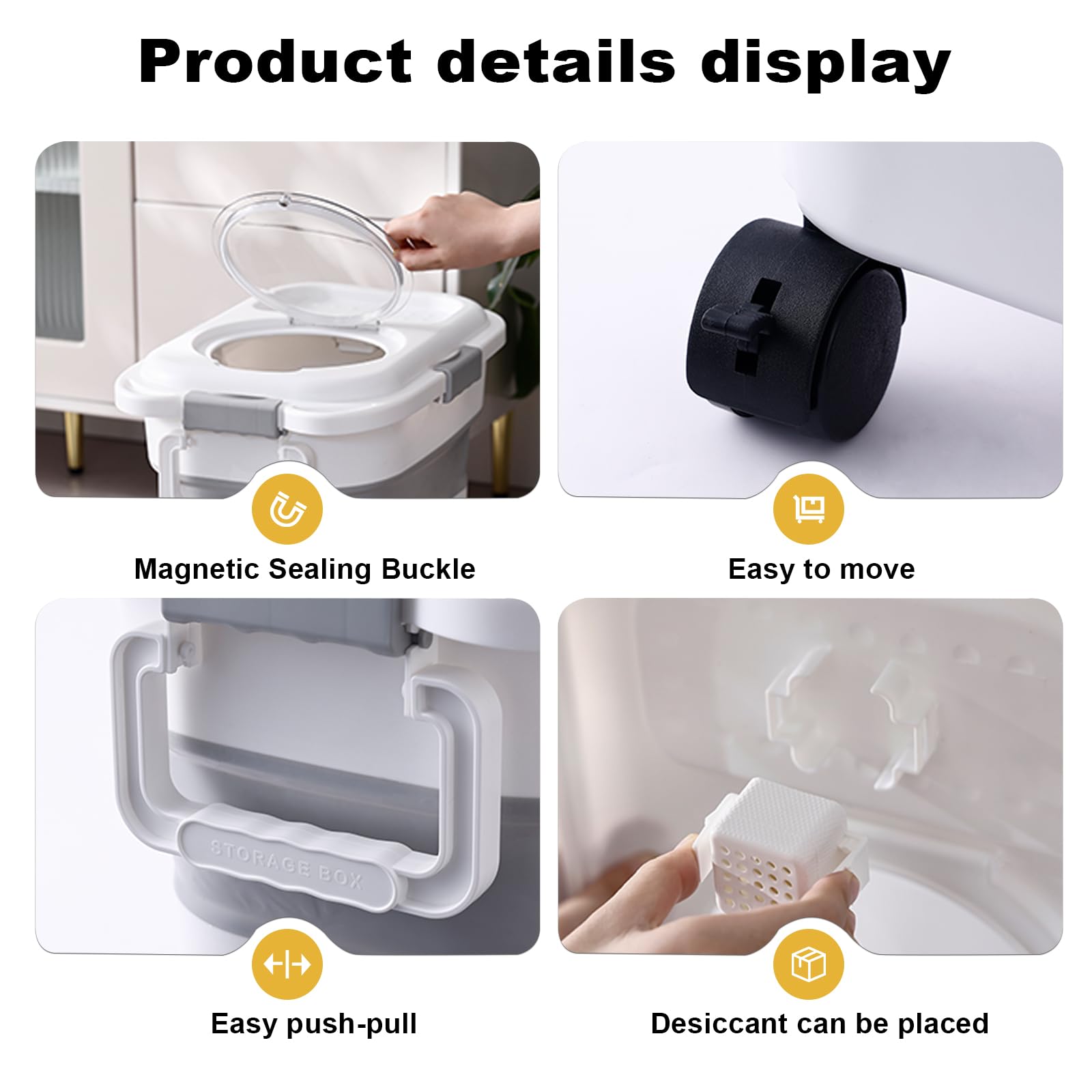 SEWIU profil pliable illustrant gain de place pour rangement pratique