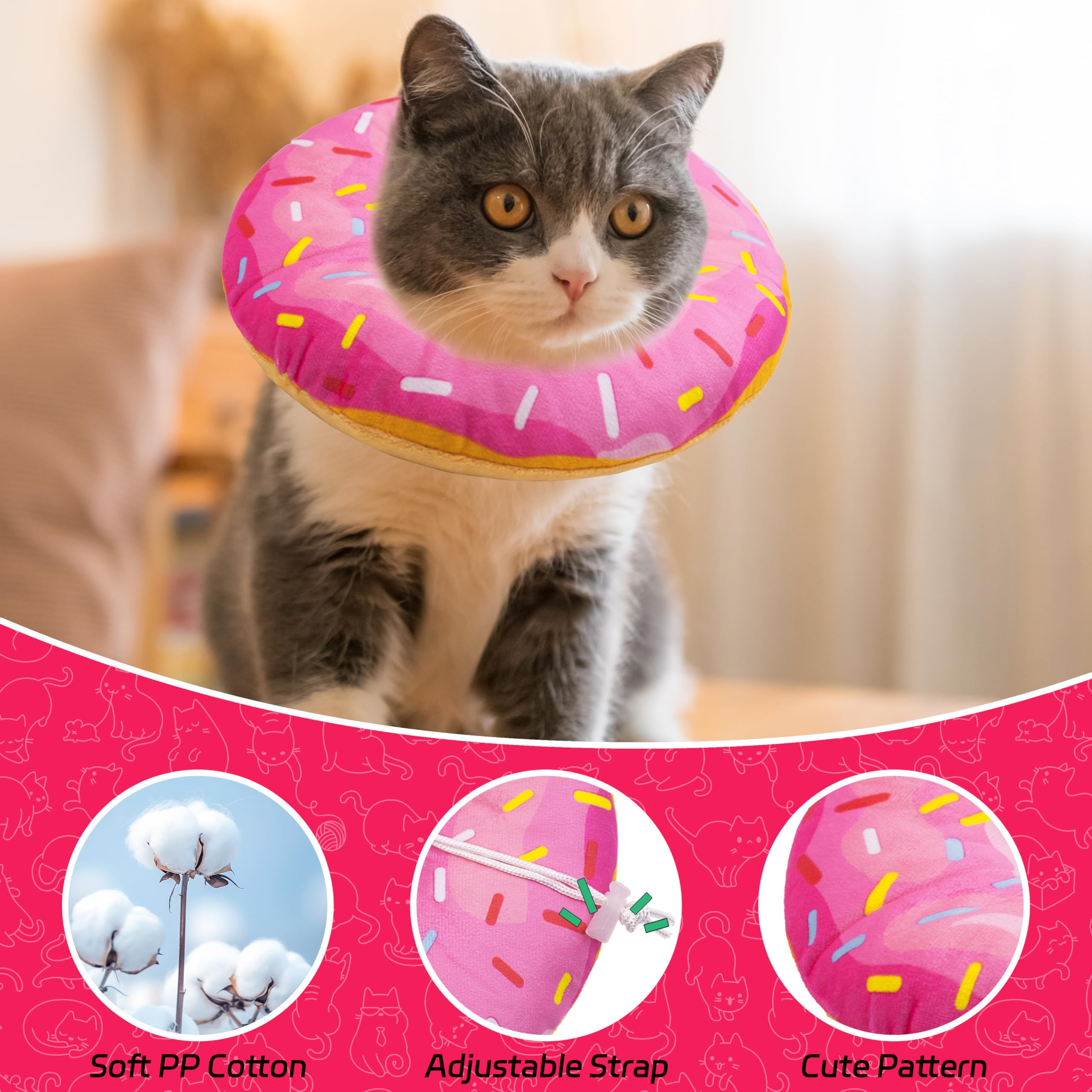 Seyezo collier porté par un chat en repos facilitant récupération