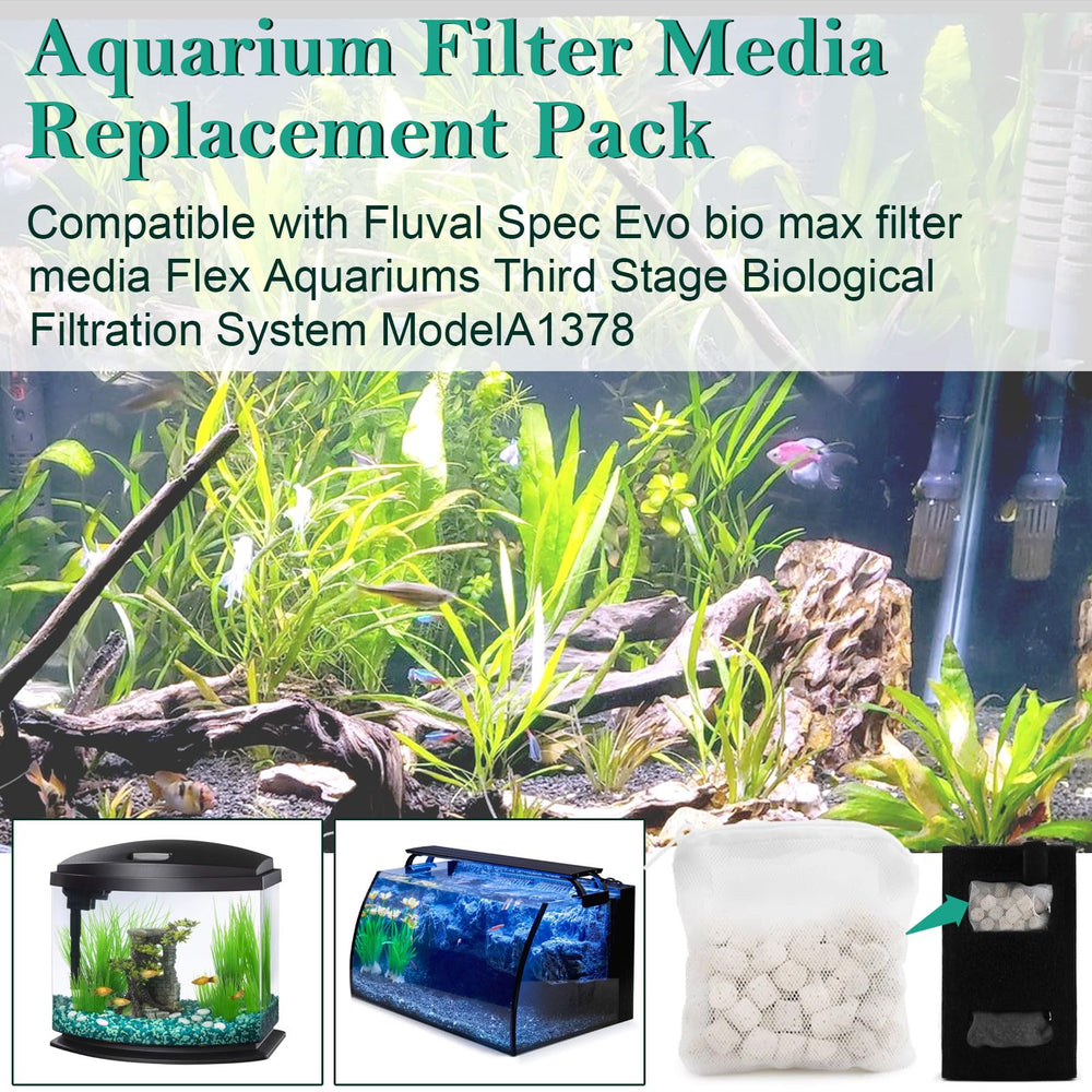 SHAHN sachet installé dans filtre Fluval Spec Evo pour performance