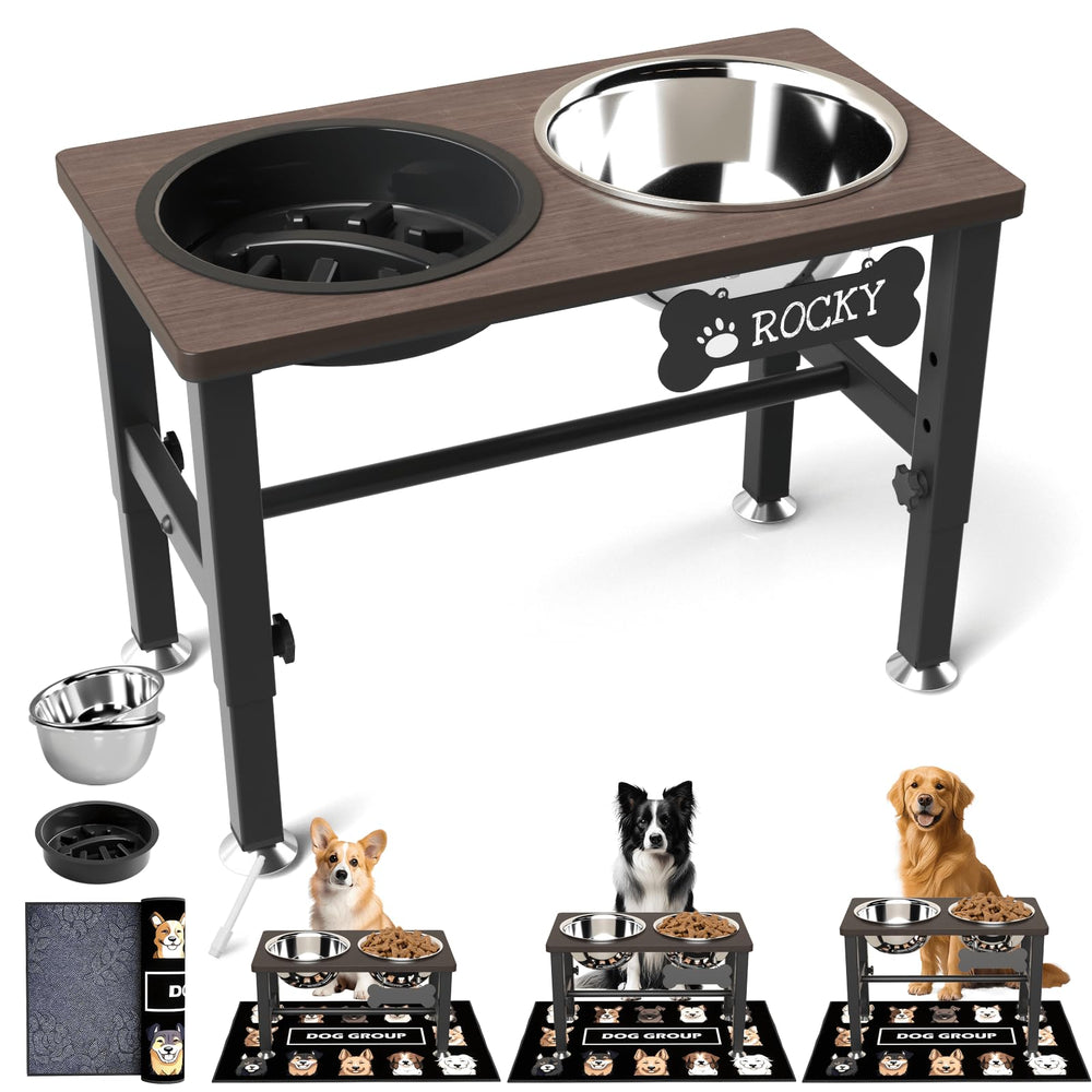 SHAINFUN support de gamelles face montrant stabilité et gain de posture