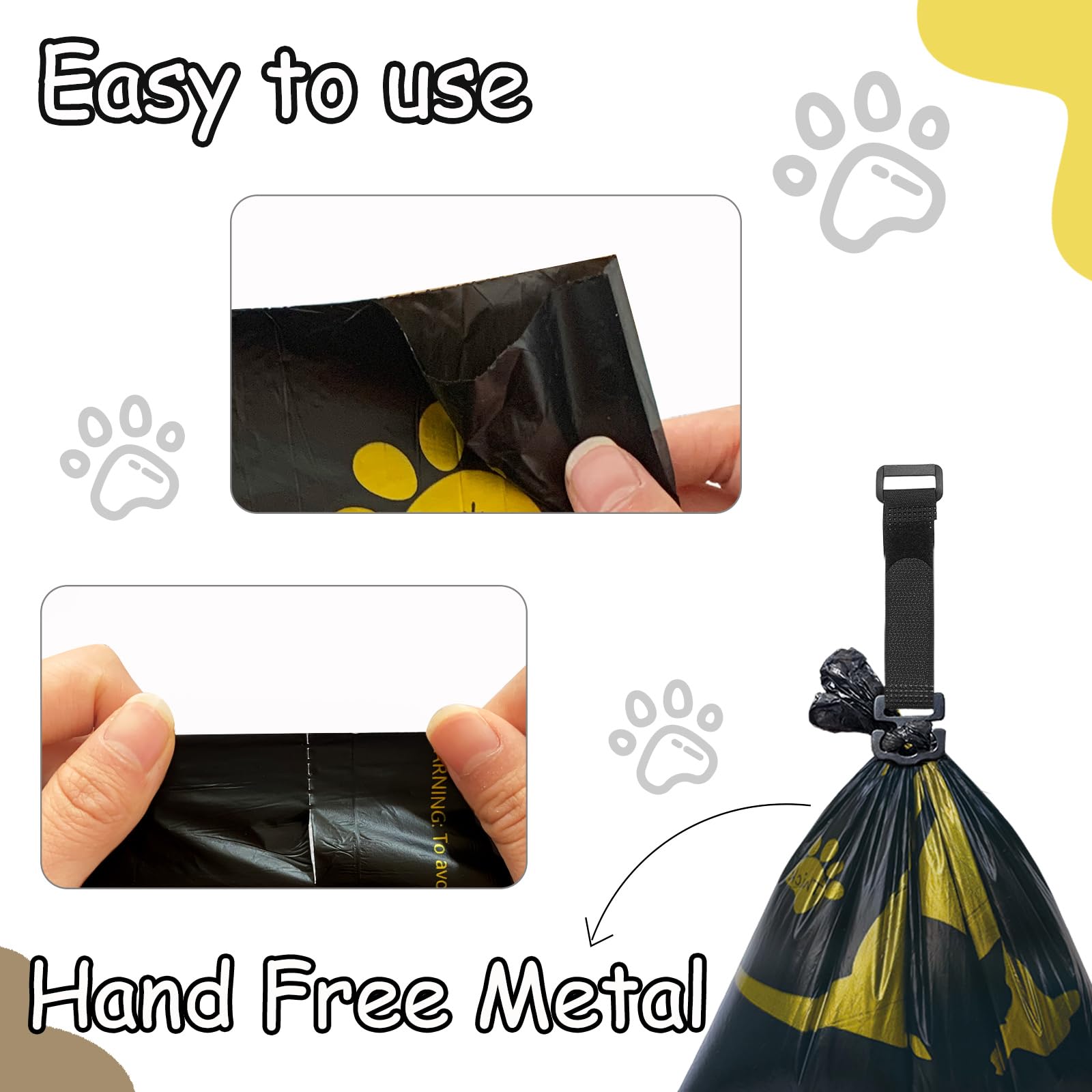 SHAOUMAN porte-sacs ouvert avec rouleau montrant remplissage facile
