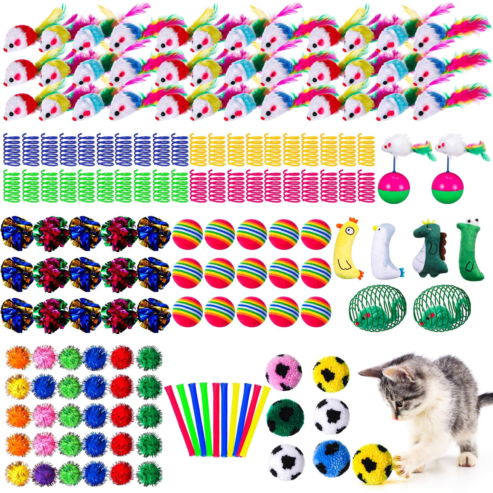 Shappy emballage avant montrant 150 jouets pour chat et valeur économique