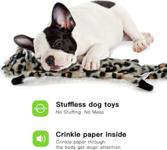 SHARLOVY écureuil détail tissu crinkle stimulant l'intérêt du chien