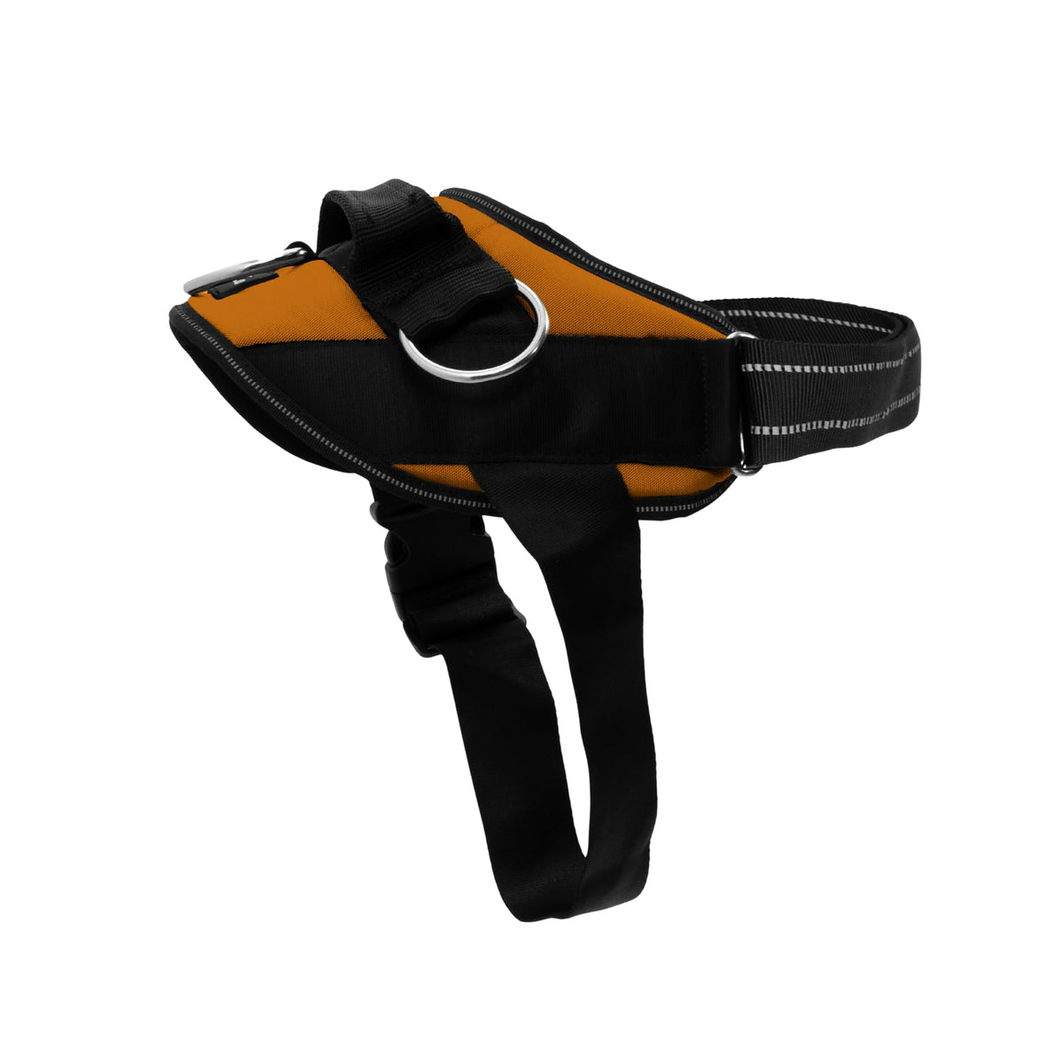 SHAWNCO harnais vue avant Sunset Orange pour sécurité et visibilité