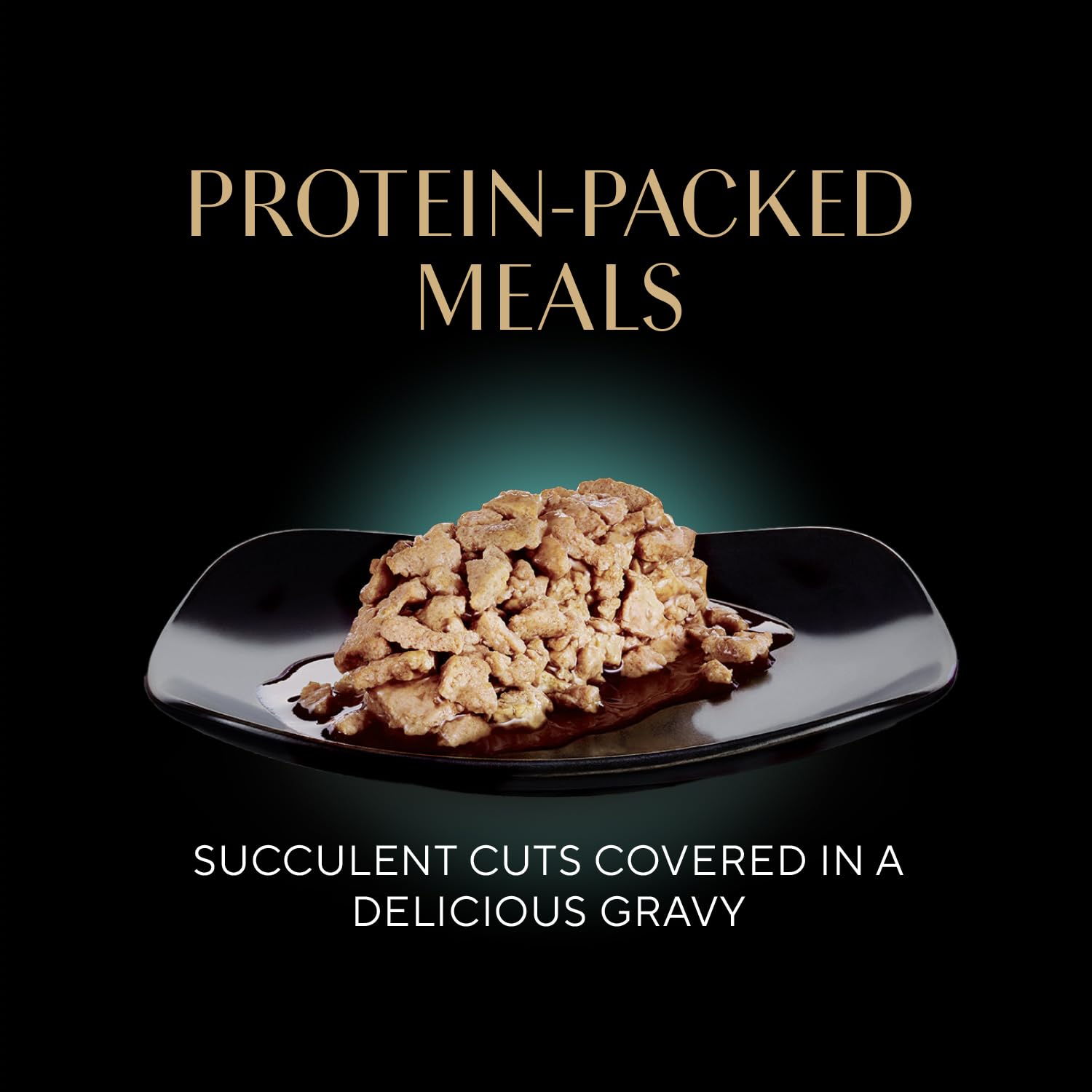 Sheba portion servie sur assiette pour un repas attractif