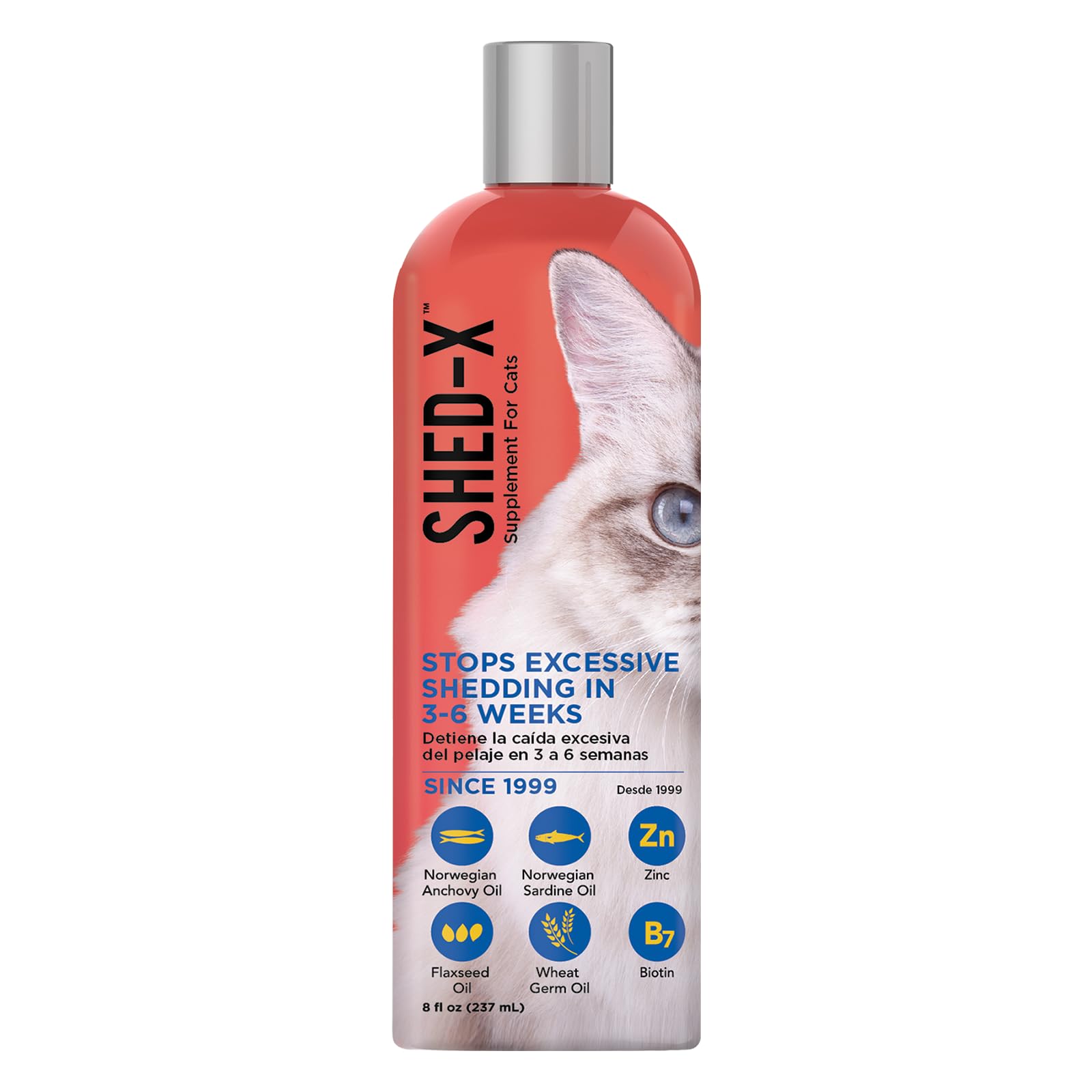 Shed-X flacon face montrant étiquette et dosage, rassure sur l'utilisation