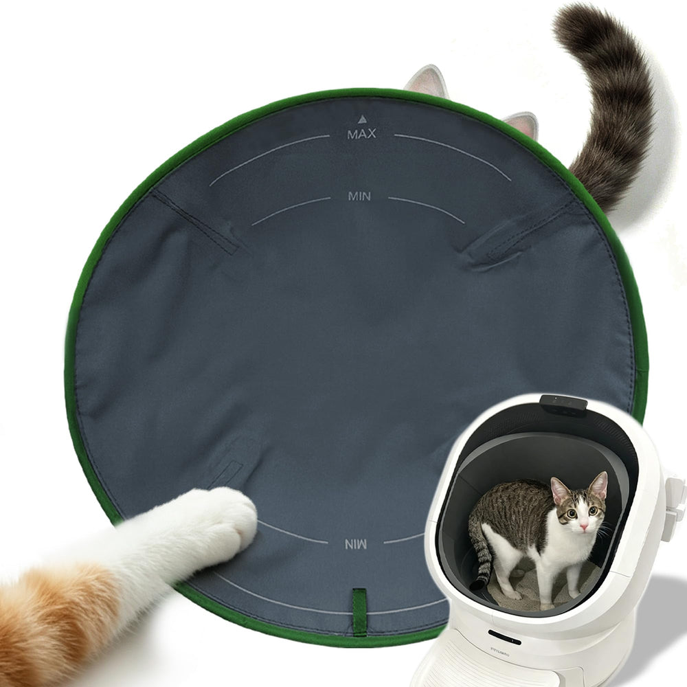 Shellshine vue de face du tapis s'adaptant au PETLIBRO Luma, protection immédiate