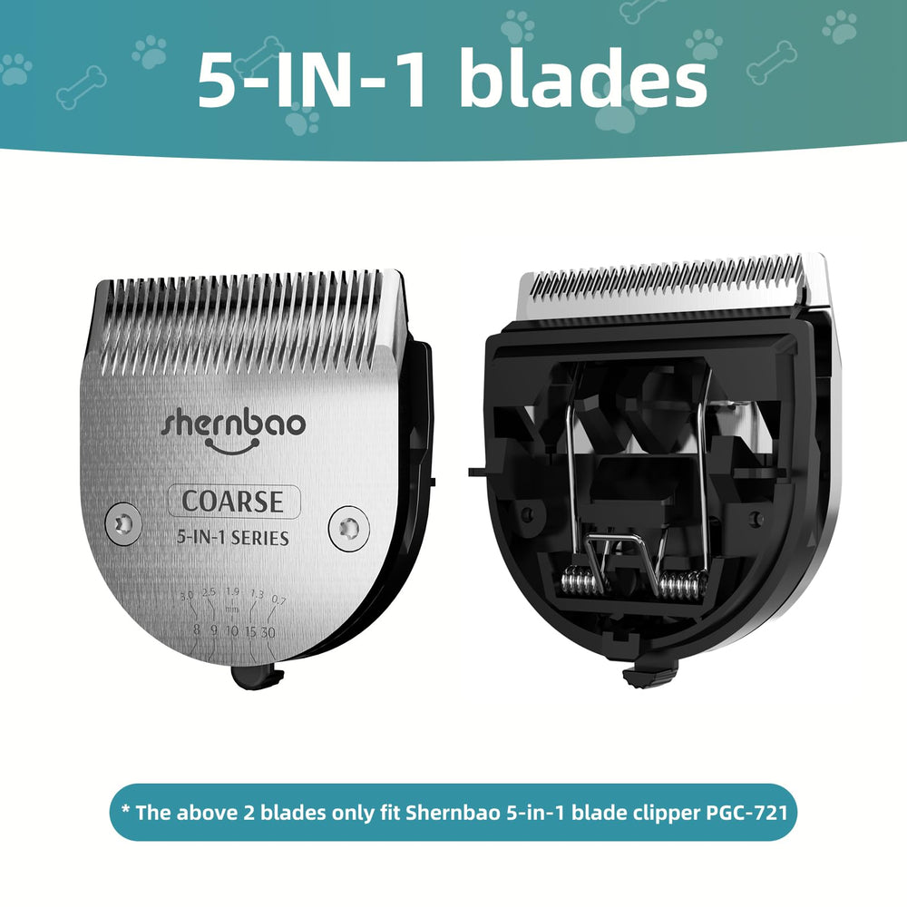 shernbao peigne inox et lame pour résultats uniformes et durabilité