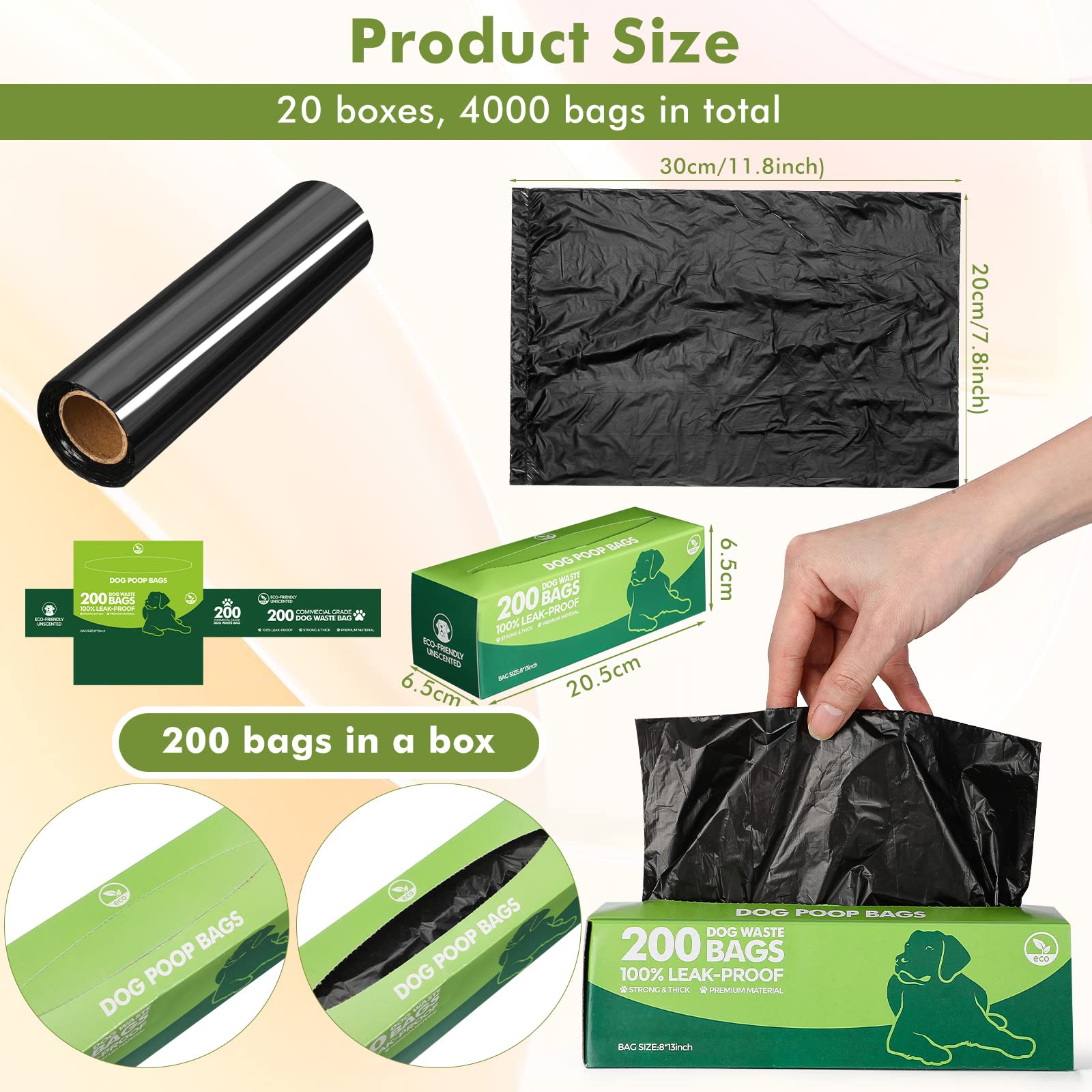 Sherr texture du sac HDPE montrant résistance et protection anti-fuite