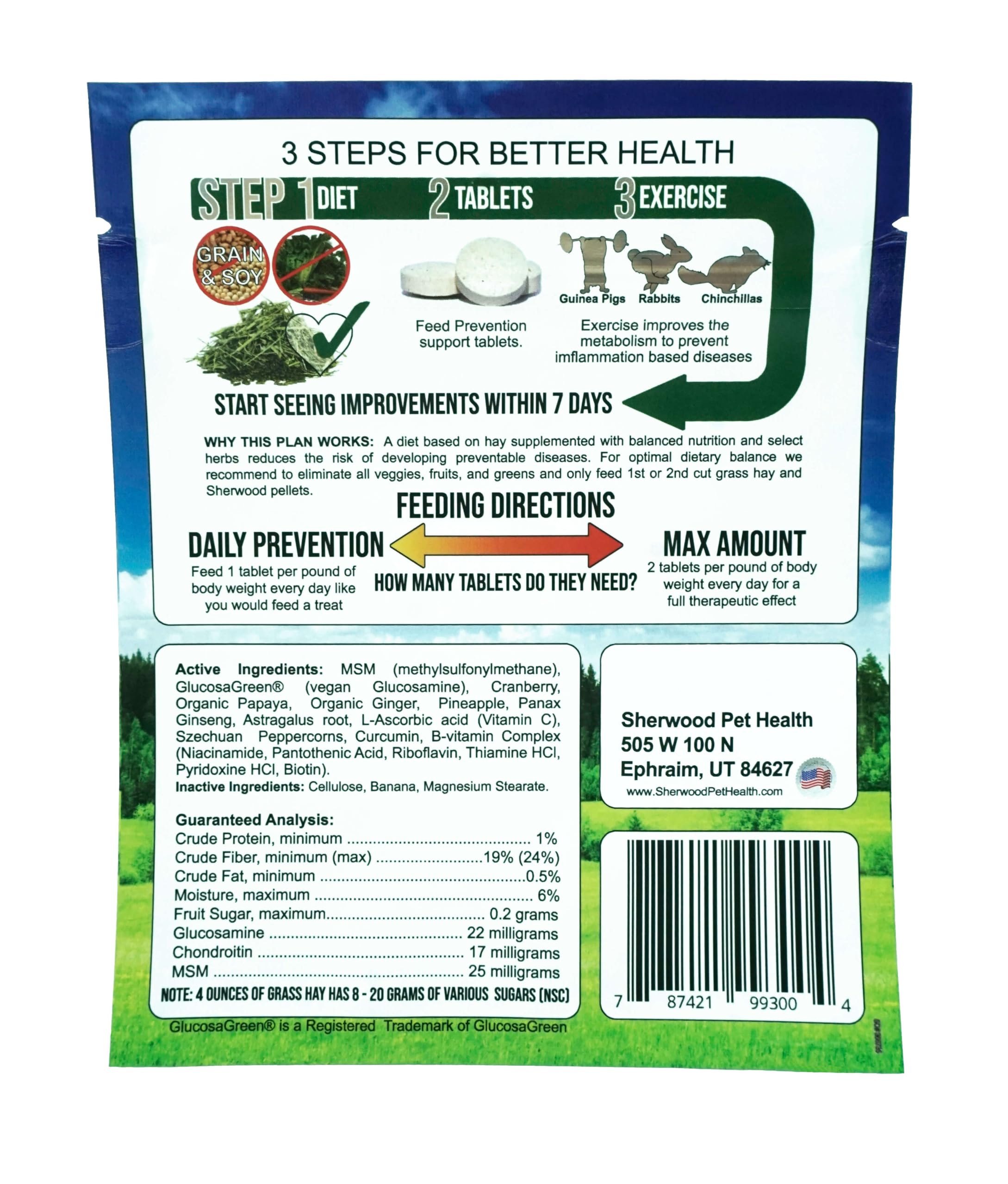 Sherwood Pet Health comprimé gros plan texture tendre pour prise facile
