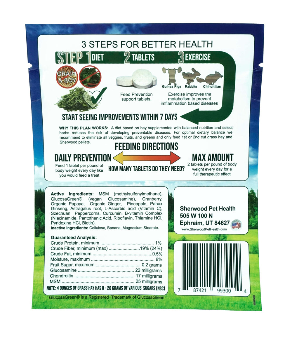 Sherwood Pet Health comprimé gros plan texture tendre pour prise facile