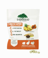 Sherwood Pet Health emballage avant montrant étiquette et avantages digestifs