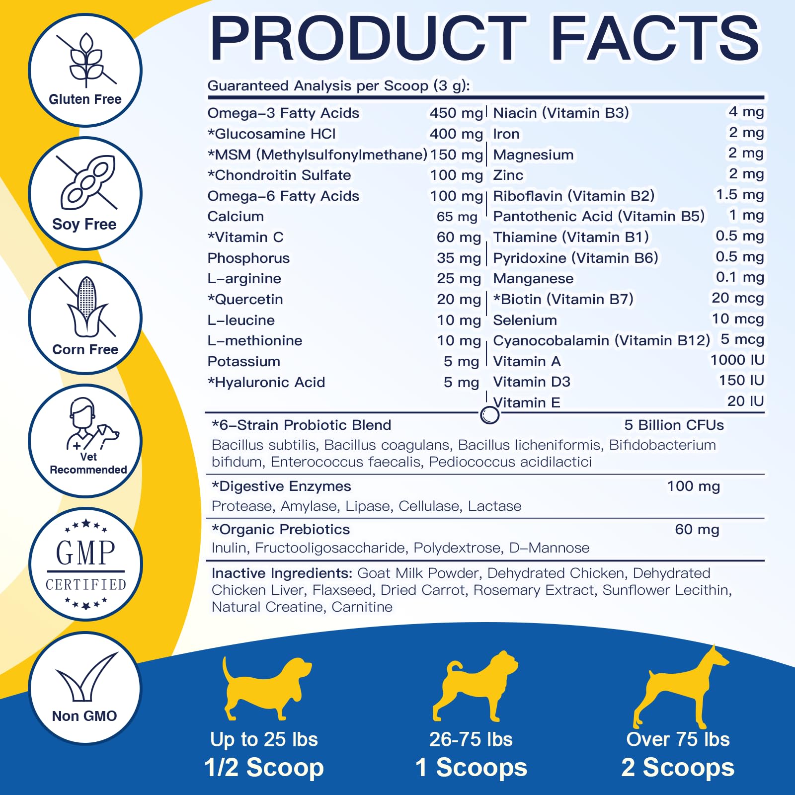 SHINEPAWS portion avec cuillère pour dosage quotidien pratique