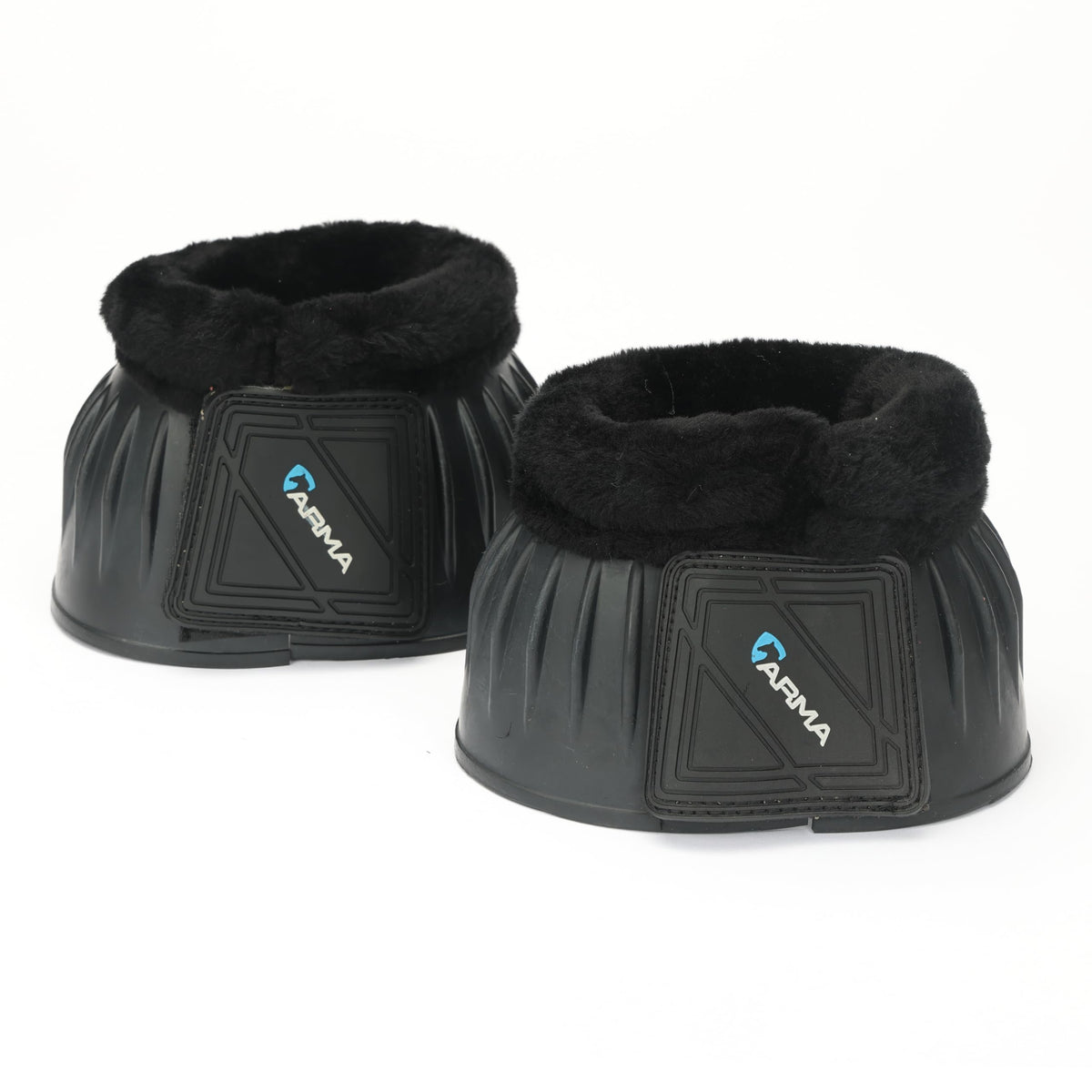 Shires Arma cloche face avant montrant protection complète et maintien sûr