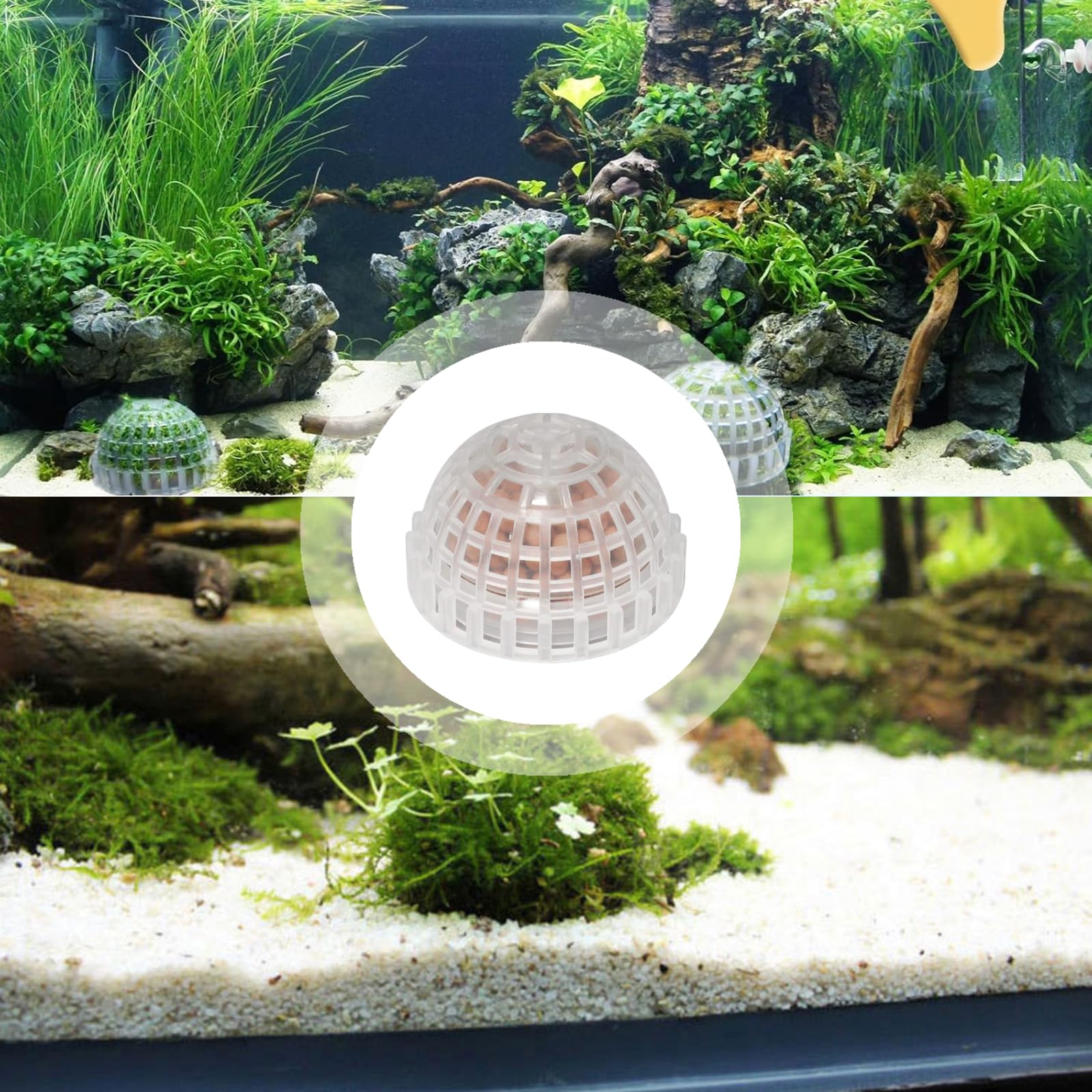SHUNGXINYI emballage et contenu trois supports plus pierres filtrantes