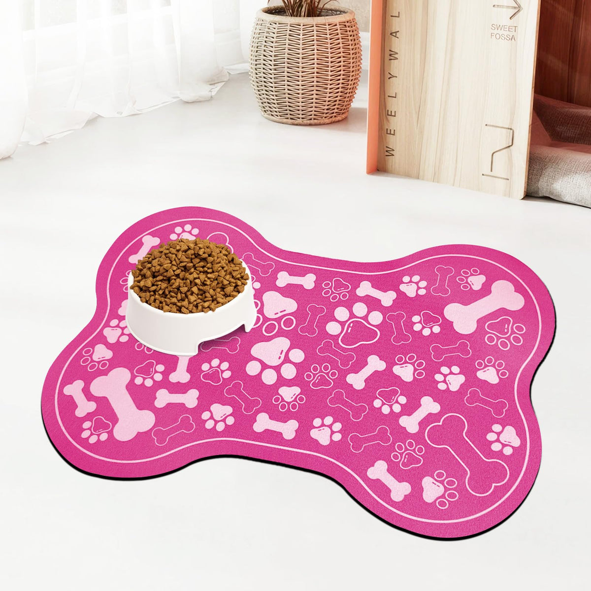 SHUNLCD tapis os face avant montrant protection et look décoratif
