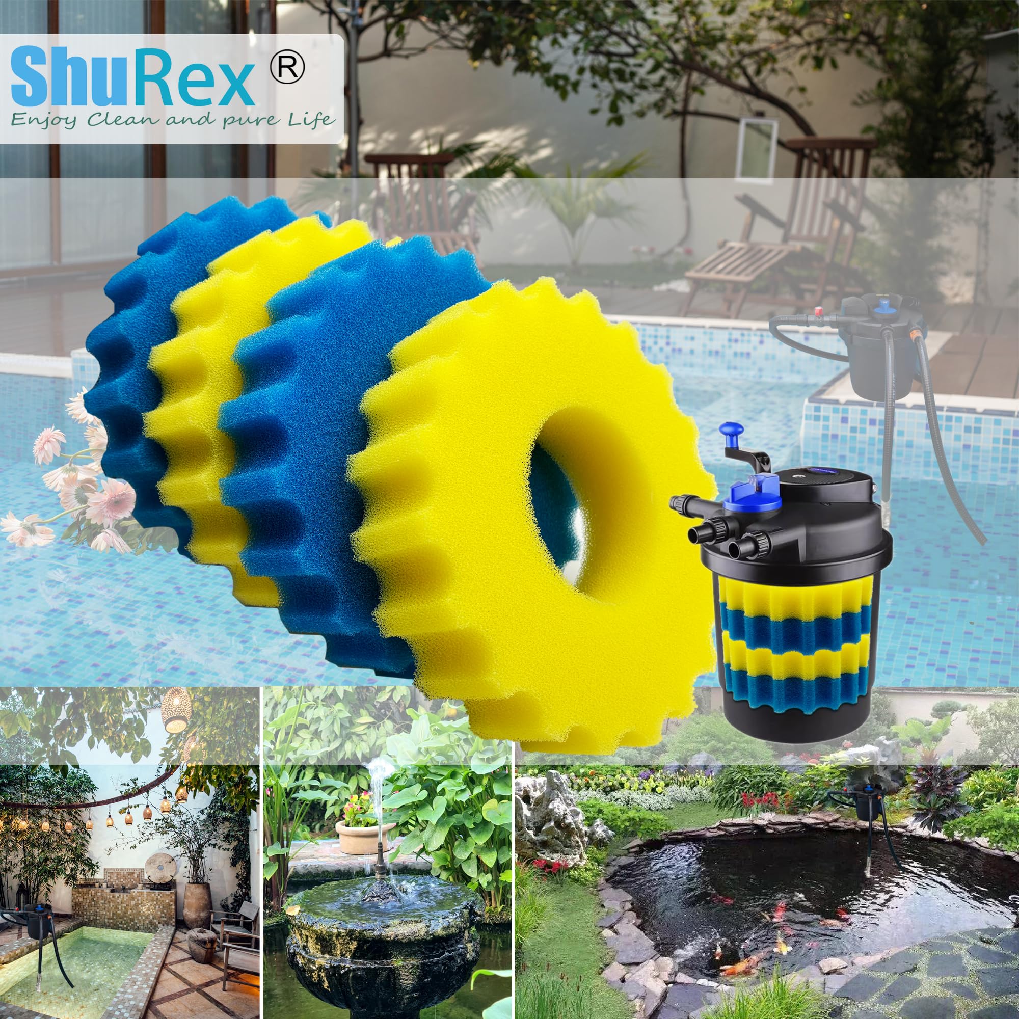 ShuRex détail bords et épaisseur des mousses pour durabilité et maintien de flux