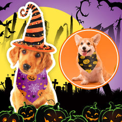 Shyyween bandana porté par un chien lors d'une fête, rendu festif immédiat