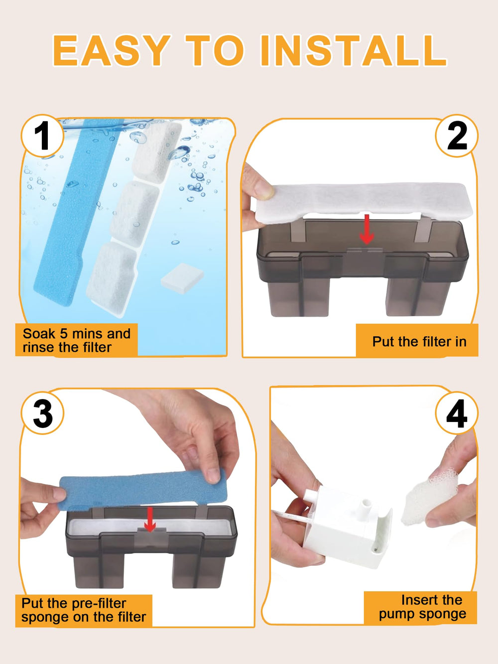 SIBAYS coupe du filtre montrant les couches, filtration multi-niveaux claire