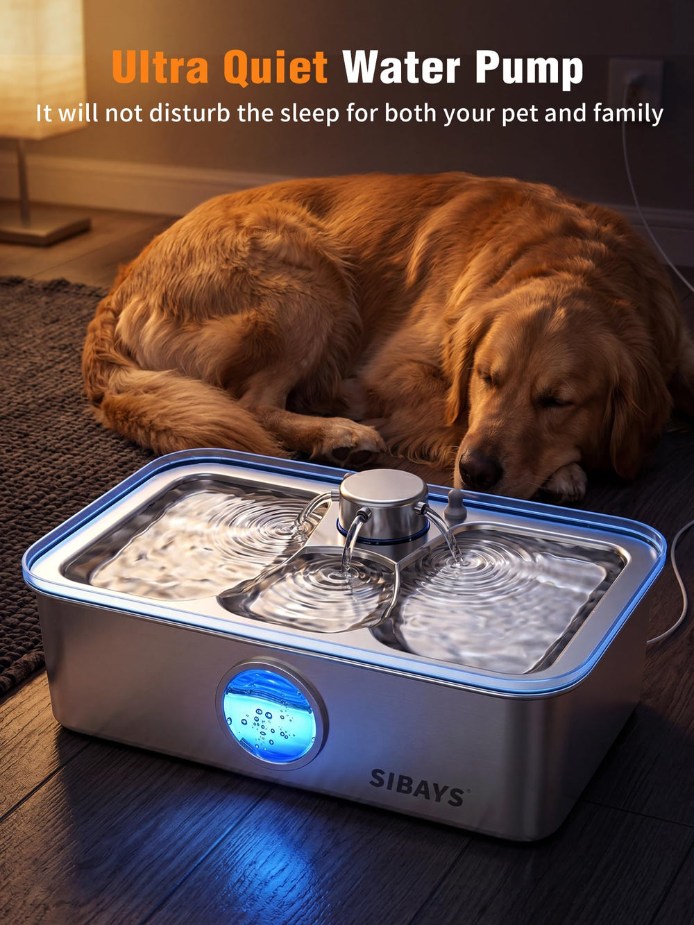 SIBAYS système de filtration 6 couches pour eau plus propre